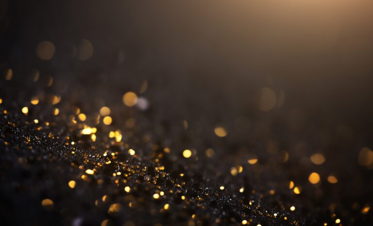 Gold glitter
